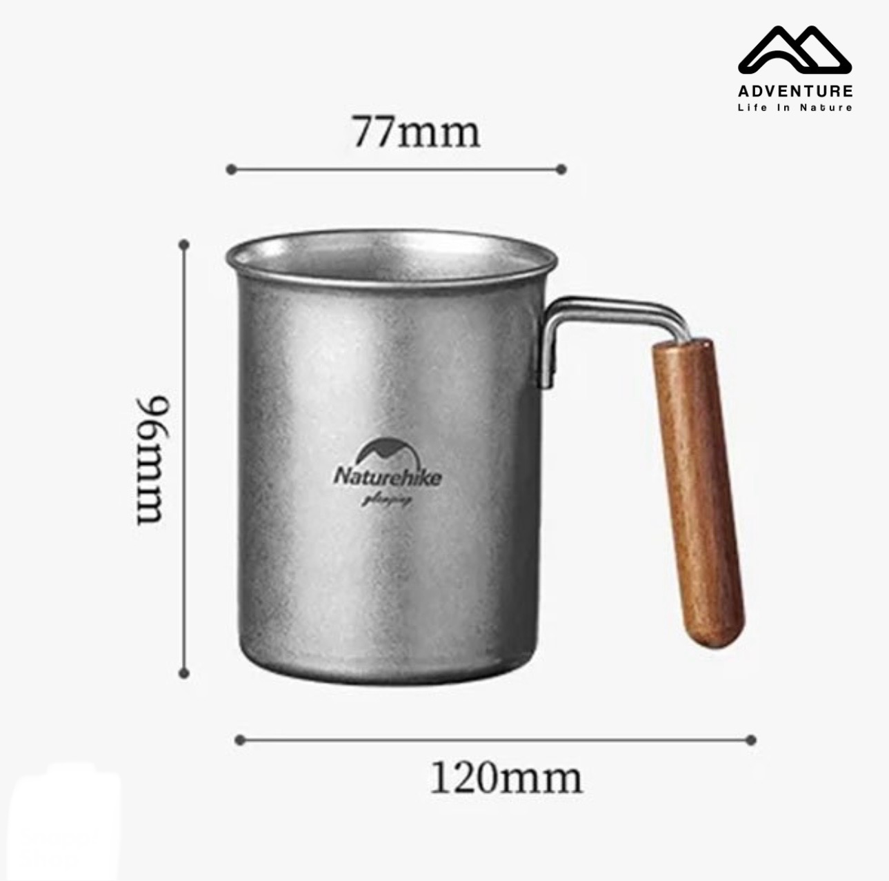 ماگ استيل نيچرهايک مدل NH21SJ001